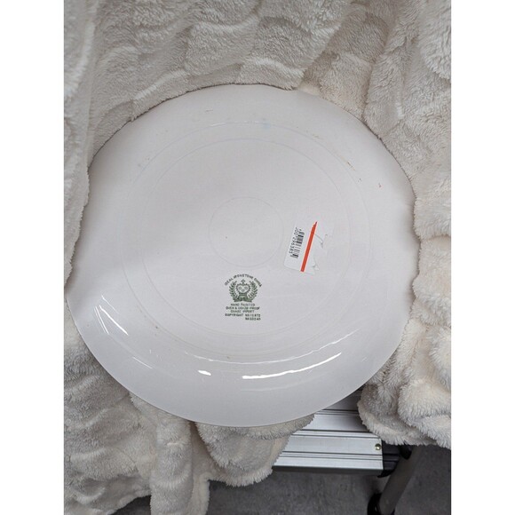 Vintage Ceramic 12" Hand Painted Pizza Pie Plate Chef Ideal Ironstone China - Picture 4 of 4